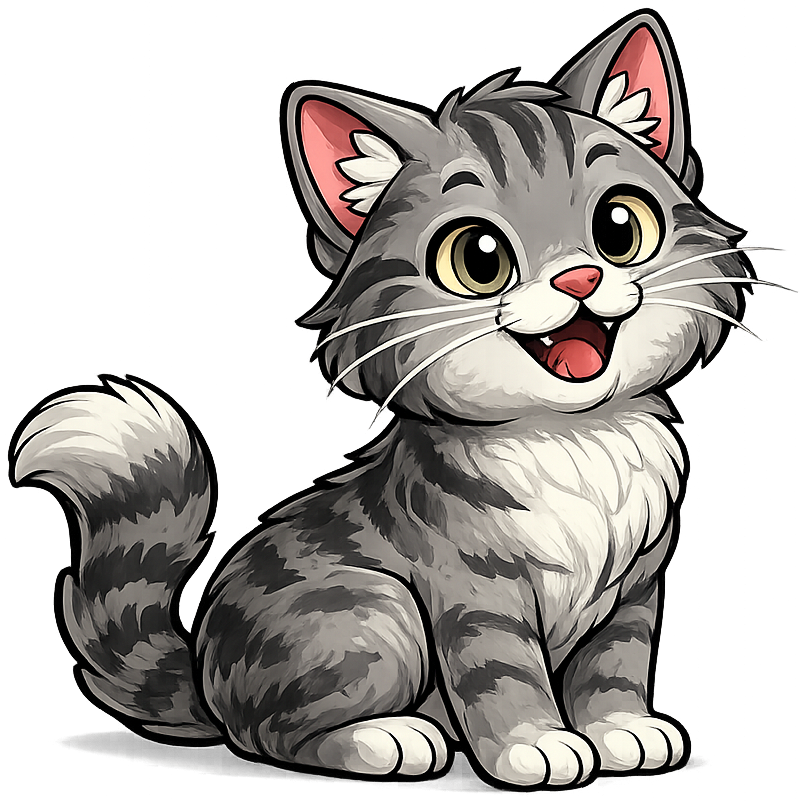 a gray cat